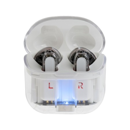 Wireless headphones Y89, TWS, inserts, BT 5.3, 30/300 mAh, transparent, white-2