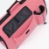 Bag - carrying for animals "strips" with organizer, pink, size M, 40 x 26 x 20 cm