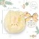 Body washcloth children's "New Year's bunny", beige color, gift packaging,