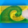 Chewing sweets "acidic Dabl fruit" with the taste of watermelon and pineapple, 14 g