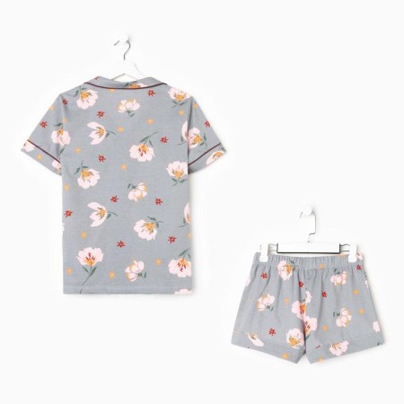 Female pajamas (shirt and shorts) KAFTAN "Flowers" p. 52-54-10