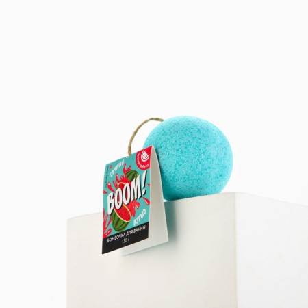 Boom bath bomb, watermelon aroma, 130 g, Beauty Fox-1