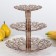3-tier fruiting room “Melody”, D = 16 cm, 21 cm, 27 cm, coffee color
