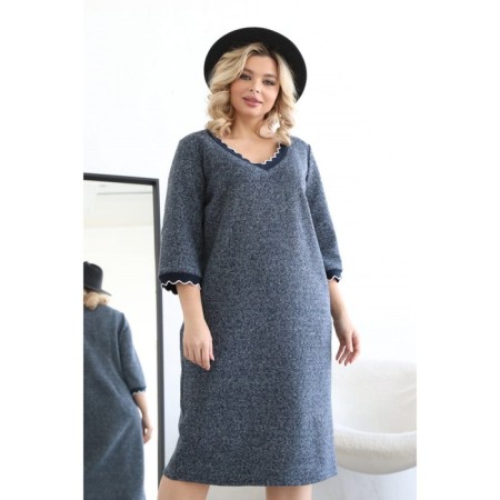 Women's dress, size 52, blue color-10