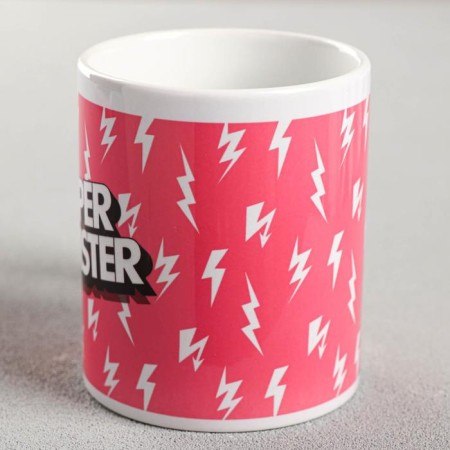 Super Sister sublimation mug of lightning, 320 ml, with application-1