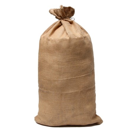 Jute bag, 53 × 104 cm, density 315 g/m², weaving 46 × 40 threads, without ties, GOST-6