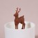 Organizer for storage "Deer", with a lid, D - 7 × 11 cm, white/transparent color