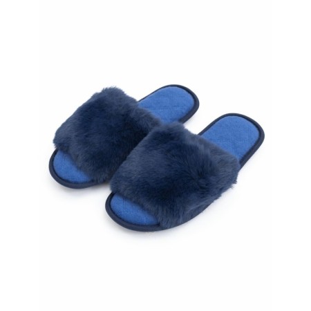 Bunny slippers, size 40-41, blue color-3