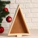 Kashpo wooden "Box Christmas tree with a triangle", array, 32 × 23 × 4.5 cm