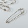 Set of decor for creativity "Pin" set 10 pcs silver 7x1.5 cm
