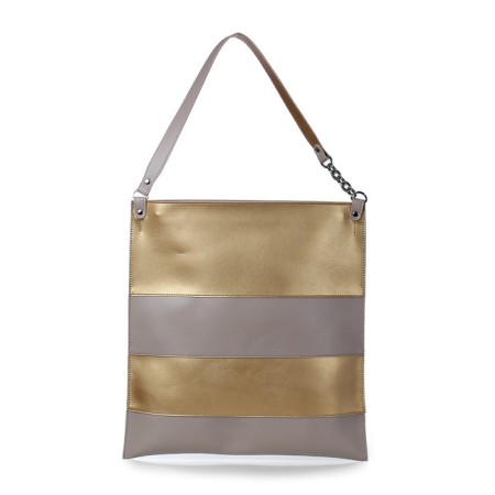 Female bag, beige color-1