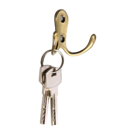 Hook furniture tundra TKD006, two -rod, bronze-1