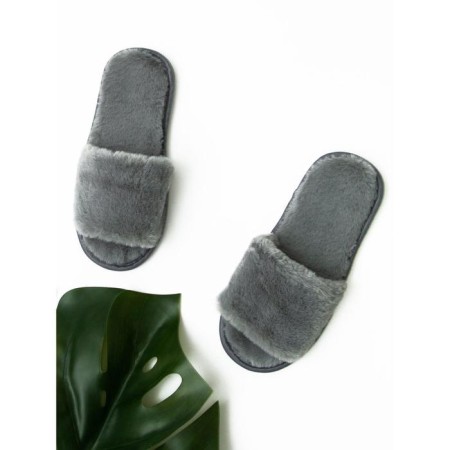 Slips women's open nose, size 36-38, color graphite-4