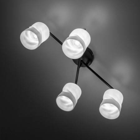 Ceiling chandelier "NILS" E27 4x60 watts-12