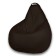 The pear-pear chair is positive Favorit, size m, diameter 70 cm, height 90 cm, artificial leather, brown color