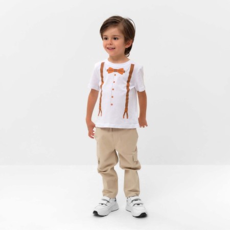 T-shirt Children's KAFTAN "Submers", white, height 122-128 (34)-4