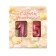 Candle in the cake jubilee "line" (set 2 in 1), number 15 /51, pink metallic, 6.5 cm
