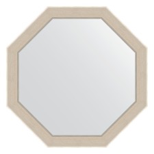 Зеркало в багетной раме, травленое серебро 52 мм, 59x59 см