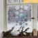 Vinyl stickers with foil "Snowflakes", 30 x 50 cm, New Year