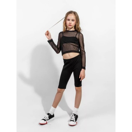 TOP for girls, height 152 cm, black color-6
