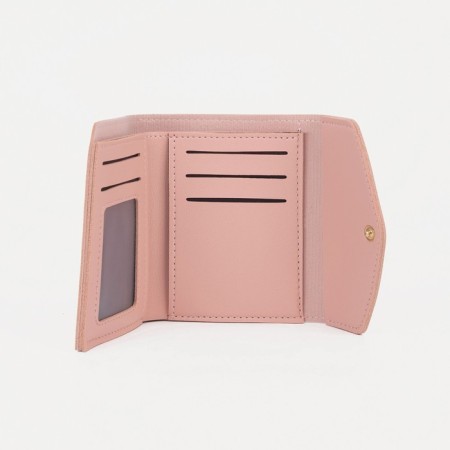 Wallet on the button, pink color-2