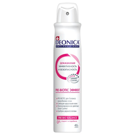 DEONICA antiperspirant "Pre-biotic Effect", 200 ml