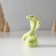 Souvenir Ceramics "Green Cobra" with gold 3x5x7.5 cm