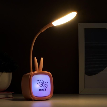 Table lamp with RGB backlight 1668/1 8xLED 1.5W USB AKB MIX 6x8x33 cm Risalux-7