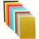 Cardboard color with sparkles, A4, 12 sheets, 12 colors, moped, bilateral, in the folder, 250 g/m², Smeshariki