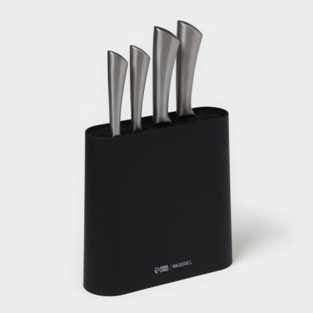 Claus stand with filler Magistro "Tenderness", plastic, 21 × 7.5 × 22, black-2