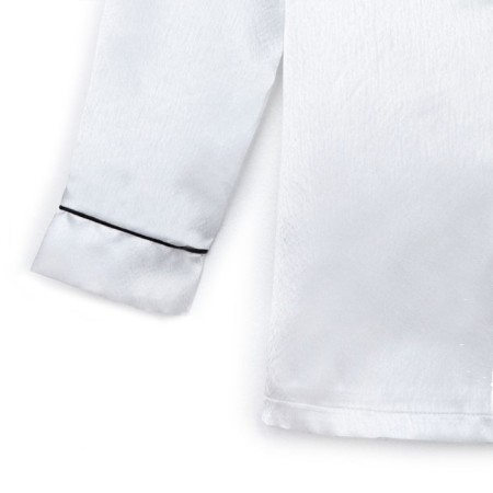 Female pajamas (shirt and trousers) KAFTAN Queen size 40-42, white color-9