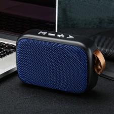 Portable column Luazon Lab-39, 3 watts, 400 mAh, Soft Touch, blue