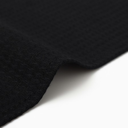 Ethel towel, col. Black, 40x70 cm, 60% linen, 40% HL, 245 g/m2-4