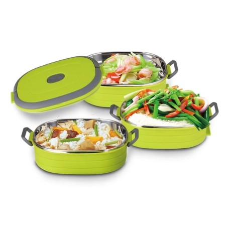Bekker food container, 3 containers, 900 ml, size 19.5x14.5x18 cm-2