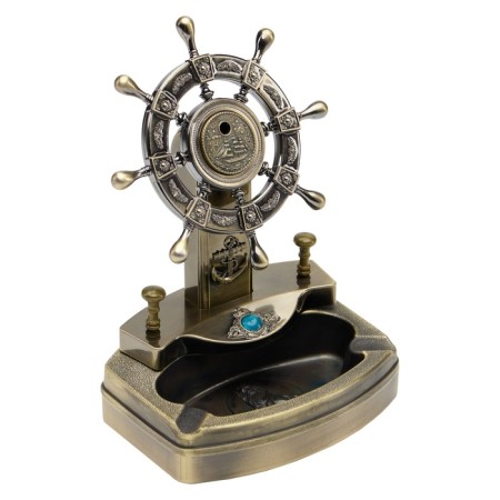 A tabletop lighter with an ashtray, gas "helm"-1