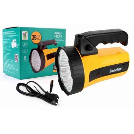 Battle Lantern 35LED 29315 batteries. 6V 4A.h 220V plastic. yellow. (Cor.) Camelion 104