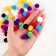 A set of parts for the decor "bombs", 80 pcs., Size 1 pc. - 2 cm, color mix