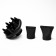 Feng Luazon LF-30, 2000 W, professional, 2 pace. mode, 3 nozzles, black