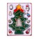 New Year's souvenir "Christmas tree" 13 × 18 cm