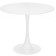 Wooden Tulip table, white 90x90x73 cm