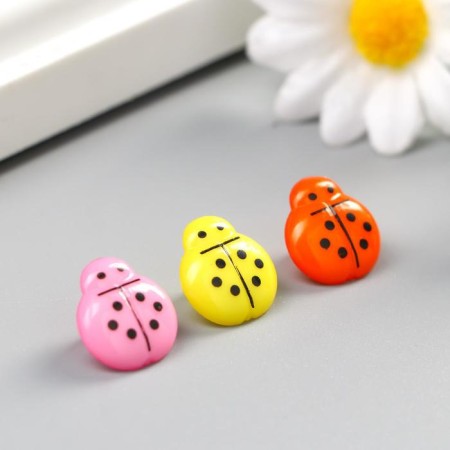 Buttons plastic for creativity "God's Layer" set of 20 pcs mix 1.5x1.3 cm-1