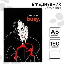 Diary A5, 160 sheets, I’m Very Busy, Villians