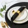 NOBLE napkin ring, 7.5 × 3.5 × 2.5 cm, gold color