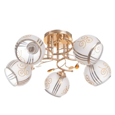 Greta chandelier 5x40W E27 Gold Model: 2600553
