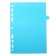 Separator of sheets A5 (210 x 165 mm) color, 12 sheets, "Devente. Pastel" polypropylene 140 μm, individual packaging