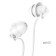 Hoco M81 headphones, wired, vacuum, microphone, 1.2 m, white