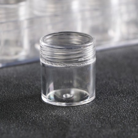 Casket Plastic for little things "Circle" Transparent set 30V1 2.9x2.5x2.5 cm 3.5x13.5x16 cm-2