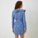 Women's dress with oxen mist, size 42, blue