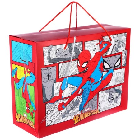Package-Korobok, 40 x 30 x 15 cm, packaging, spider-man-2