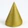 Carnival cap "Shine", set of 6 pcs., Golden color